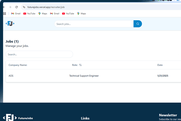 Build a job portal with NextJs